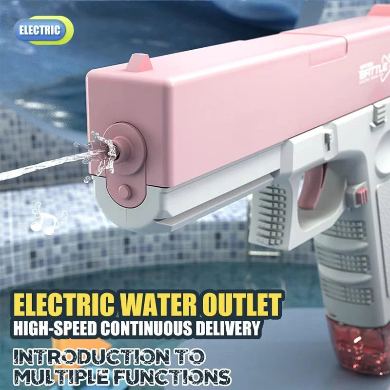 Soak'd™ Full-Auto Electric Water Gun Pistol – Summer Toy for All Ages