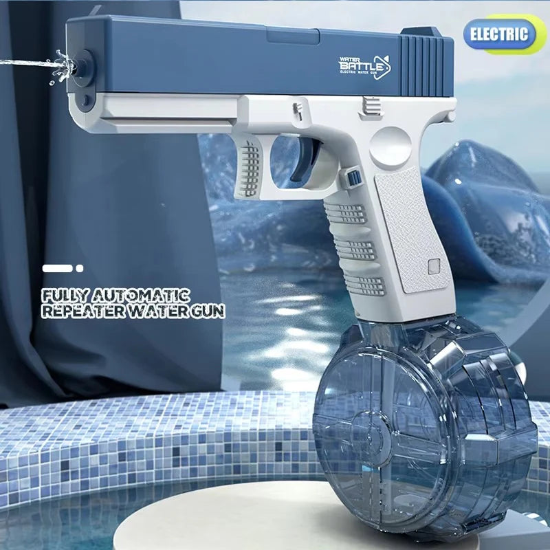 Soak'd™ Full-Auto Electric Water Gun Pistol – Summer Toy for All Ages